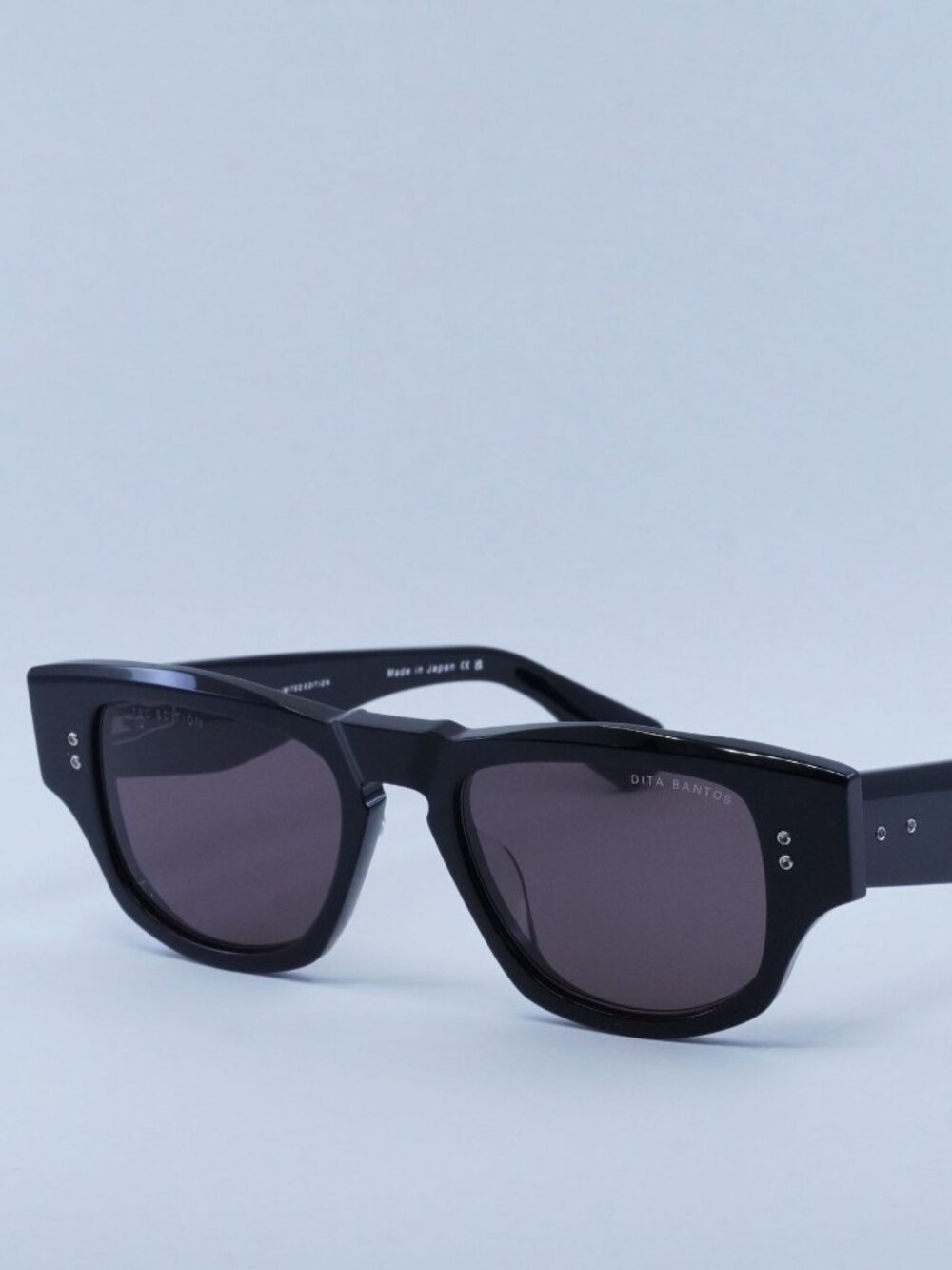 Dita BANTOS DTS-723-A-01 Sunglasses Black Square Frame, Grey Lenses